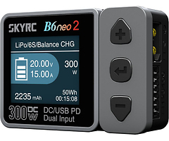 SkyRC B6neo 2 DC Ladegerät grau LiPo 1-6S 15A 300W