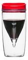 Sagaform Wein To Go Becher mit rotem Deckel Picnic 300 ml - Thumbnail 2