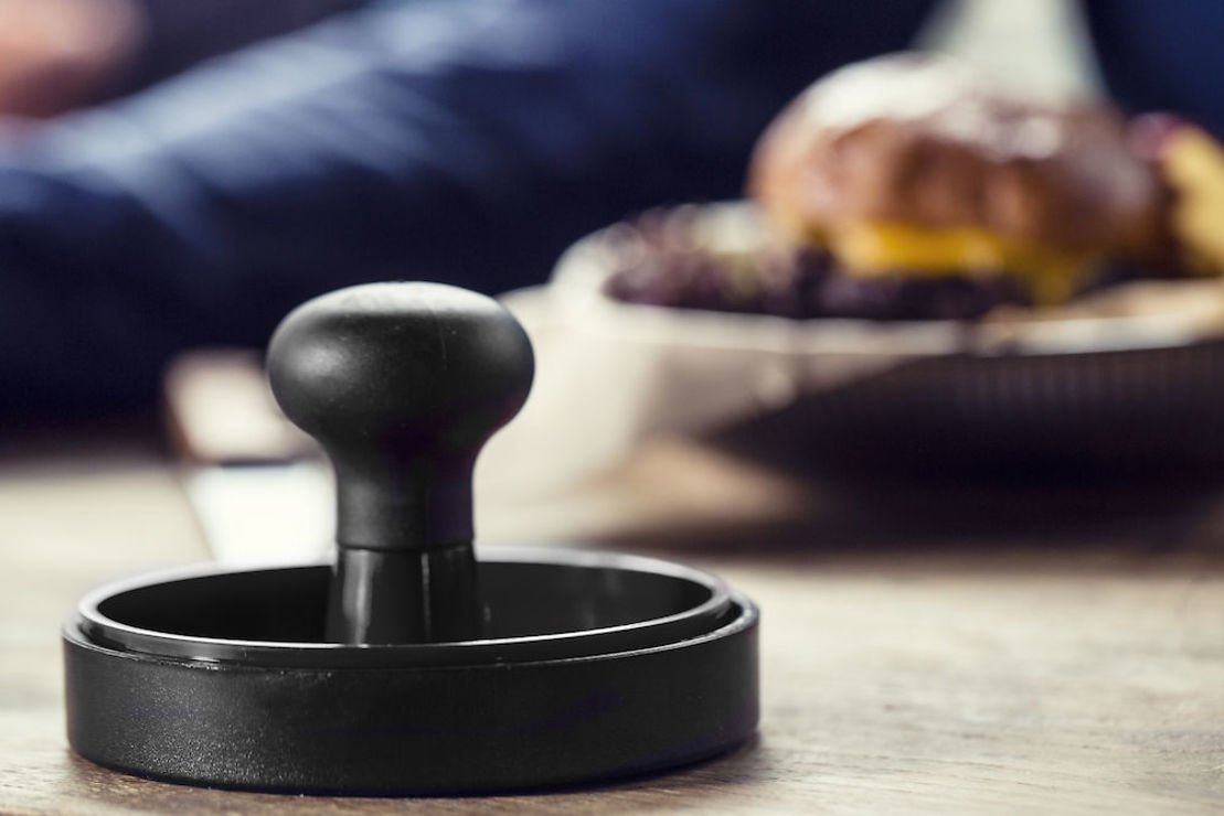 Sagaform Hamburgerpresse Kunststoff schwarz - Thumbnail 4