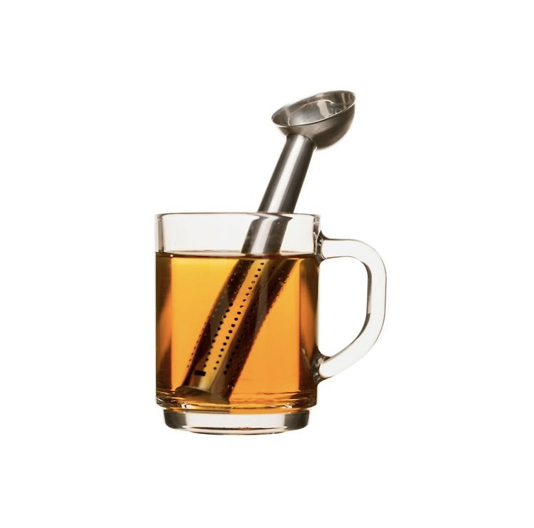 Medida de té Sagaform 2 en 1 y colador de té de acero inoxidable - Thumbnail 4