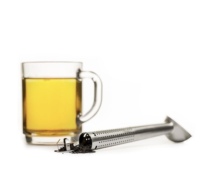 Medida de té Sagaform 2 en 1 y colador de té de acero inoxidable - Thumbnail 3