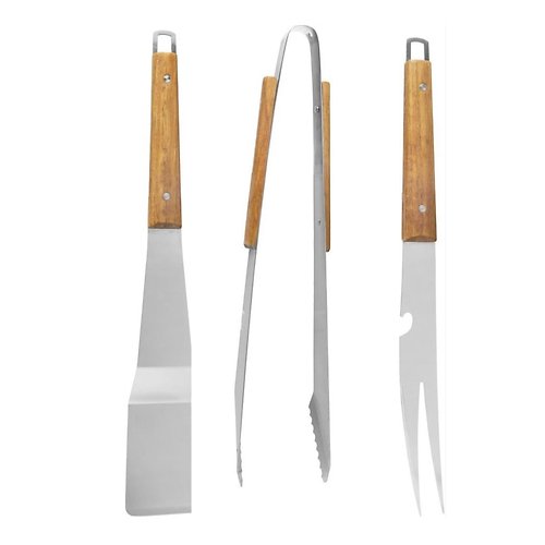 Sagaform Grillbesteck Bamboo 3-teilig