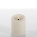 Elephant Candles LED Echtwachs Outdoor Kerze 10x12 cm creme 