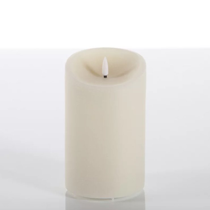 Elephant Candles LED real wax outdoor candle 10x16 cm cream  - Thumbnail 1