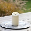 Elephant Candles LED Echtwachs Outdoor Kerze 10x16 cm creme  - Thumbnail 2