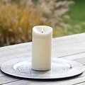 Elephant Candles LED Echtwachs Outdoor Kerze 10x20 cm creme  - Thumbnail 2