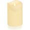 SmartFlame LED Kerze Echtwachs 8x13 cm elfenbein fernbedienbar glatt
