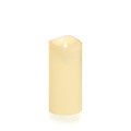 SmartFlame LED candle real wax 10x18 cm ivory remote control smooth