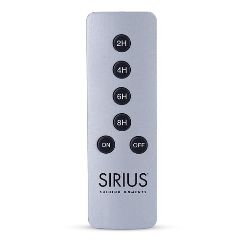 Sirius remote control silver aluminium