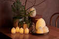 Sirius LED pine cones real wax Clara 14cm white - Thumbnail 4