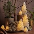 Sirius LED albero di Natale Carla cera vera 16 cm bianco - Thumbnail 4