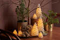 Sirius LED albero di Natale Carla Mini Mini cera vera 4 pezzi 7cm bianco - Thumbnail 2