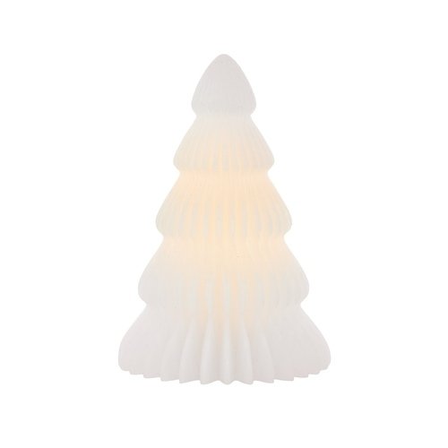 Sirius LED glass tree Claire Mini 1 LED battery operated 16cm white