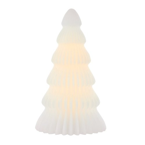 Sirius LED glass tree Claire Mini 1 LED battery operated 19cm white
