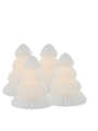 Sirius LED Glass Trees Claire Mini Set of 4 battery operated 7cm white - Thumbnail 2