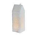Sirius LED-Haus Kopenhagen Nyhavn Stadthaus 17,5 cm Echtwachs weiß