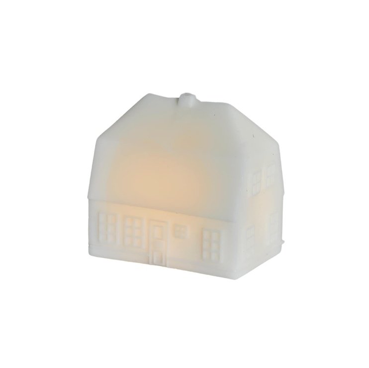 Sirius LED house Copenhagen mansion 11,5 cm vera cera bianca - Thumbnail 3