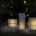 Sirius LED-Haus Kopenhagen Fachwerkhaus 8 cm Echtwachs weiß - Thumbnail 2