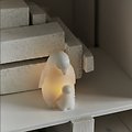 Sirius LED decorative figure penguin 11 cm real wax white - Thumbnail 2