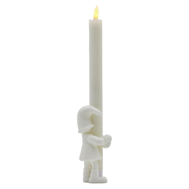 Sirius LED Candle Tinka 5.5 x 29 cm, white - Thumbnail 1