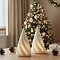 Sirius LED albero Olina vera cera 16 cm bianco 