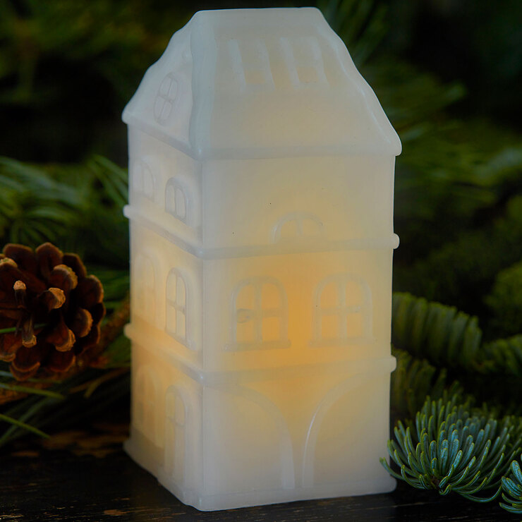 Sirius LED Skagen Townhouse 12 cm White Wax - Thumbnail 1