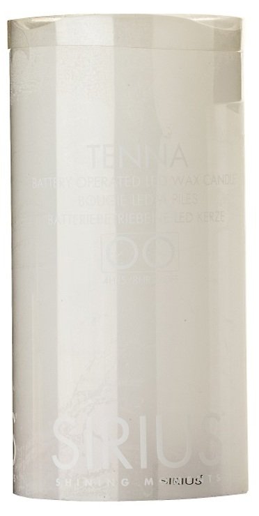 Sirius LED Echtwachskerze Tenna 7,5 x 15cm Timer weiss - Thumbnail 2