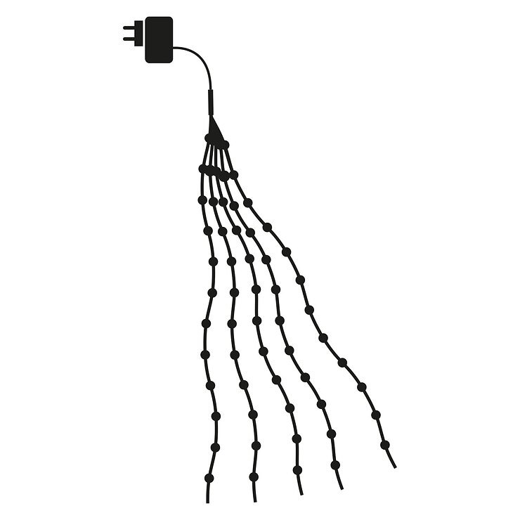 Wróżki Sirius Trille stars 125 LED 13x1m zielone na zewnątrz - Thumbnail 3