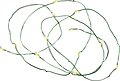 Sirius light chain Knirke 160 LED metal strand outside 16 m green - Thumbnail 2