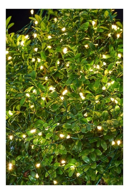 Sirius Lichterkette Knirke 160 LED Metallstrang außen 16 m grün - Thumbnail 1