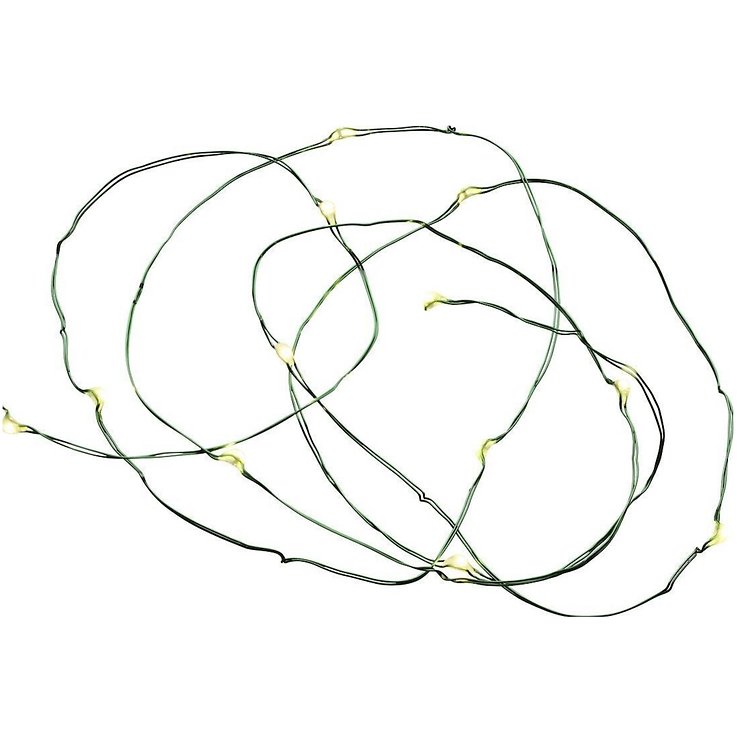 Sirius Lichterkette Knirke Metallstrang 80 LED 8 m grün außen - Thumbnail 2