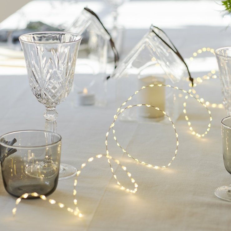 Łańcuch świetlny na baterie Sirius Kiki 300 LED 4m przezroczysty/srebrny - Thumbnail 3