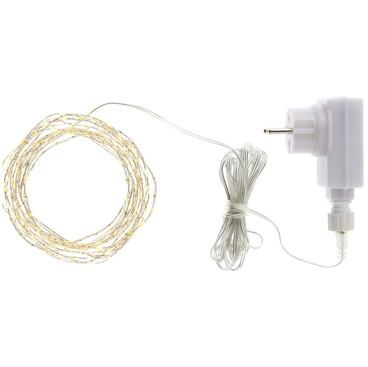 Łańcuch świetlny na baterie Sirius Kiki 300 LED 4m przezroczysty/srebrny - Thumbnail 2