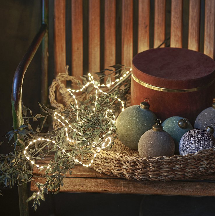 Łańcuch świetlny na baterie Sirius Kiki 300 LED 4m przezroczysty/srebrny - Thumbnail 1