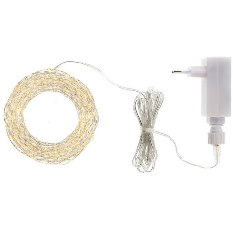 Sirius luci fiabesche Kiki 300 LED 4m filo metallico oro - Thumbnail 2