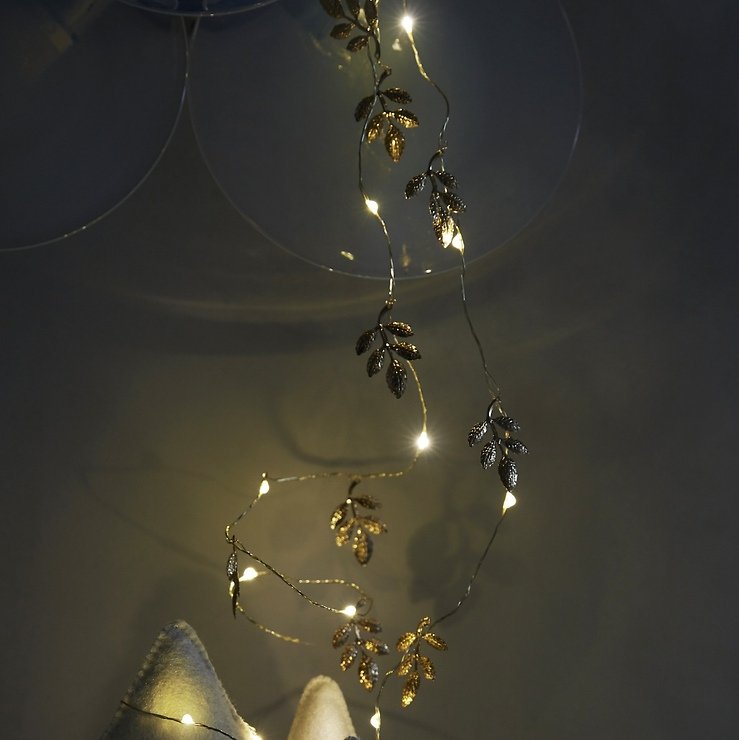 Sirius Guirlande lumineuse Marlin 20 LED blanc chaud 2m à piles - Thumbnail 2