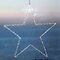 Sirius LED Light Star Liva Star Star piccolo 30 cm a batteria in metallo bianco