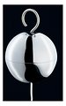 Sirius LED Leuchtanhänger Olina Bell 7,5cm Keramik weiß - Thumbnail 3