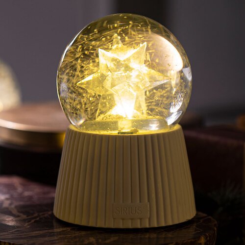 Sirius LED bola de nieve Capella 13cm blanco