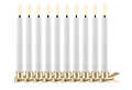 Sirius LED bougies d'arbre silence à piles 10 pièces 11m blanc - Thumbnail 2