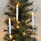 Sirius LED candele albero Sille bianco caldo set di 10 12,8 cm vera cera rosso 