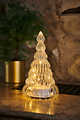 Sirius LED glass tree Lucy 10 LED battery operated 23,5cm clear - Thumbnail 1