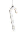 Sirius tree ornaments Hannah Candy Cane candy cane 5 LED 14cm battery operated white/frosted - Thumbnail 1