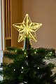Sirius Weihnachtsbaumspitze Agnes Glas 20 LED 22cm batteriebetrieben klar - Thumbnail 3