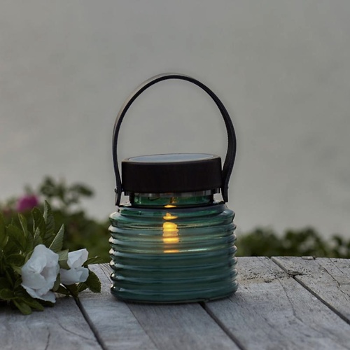 Sirius Solarlaterne Aston 1 LED warmweiß außen 12 cm grün