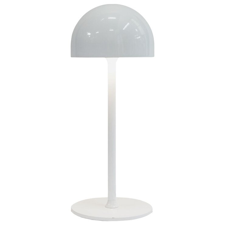 Lámpara de mesa LED recargable Sirius Tim 30 cm blanca - Thumbnail 2