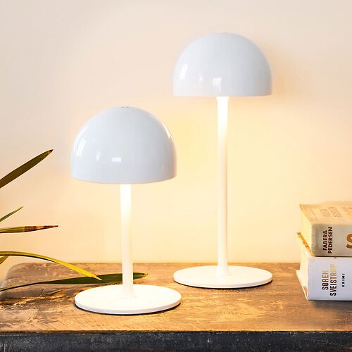 Sirius Tim Akku Tischleuchte LED 22 cm Weiß