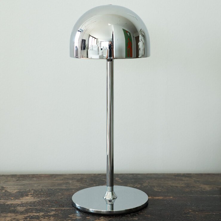 Lámpara de mesa LED recargable Sirius Tim 30 cm cromo - Thumbnail 1