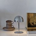 Sirius Tim Akku Tischleuchte LED H22 cm Chrom - Thumbnail 3