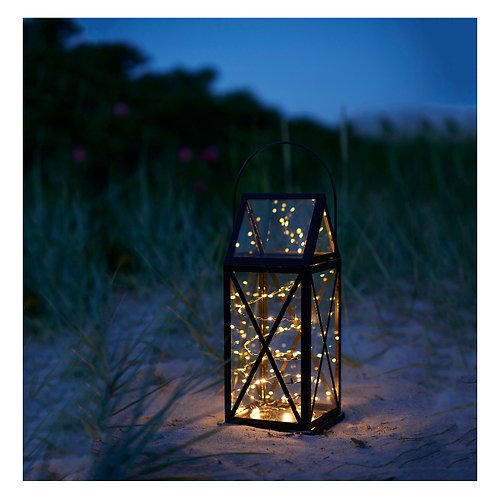 Sirius Laterne Aske Magnum 40 LED 20x50cm schwarz außen